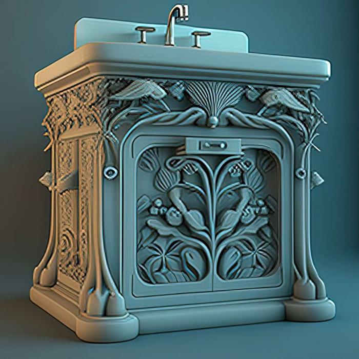 Furniture (3DFRN_238) 3D model for CNC machine